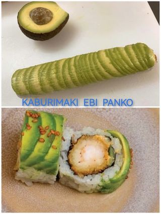 225.Kaburimaki Ebi Panko    （8peças）
