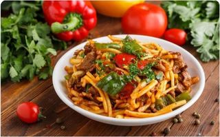 Жаренный Босо лагман