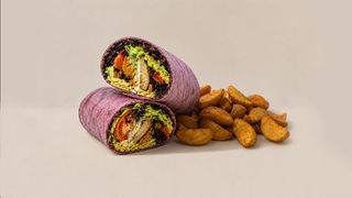 Mediterranean Burrito+Side