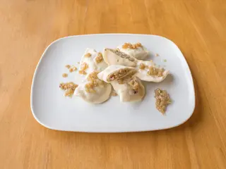 Pierogi ruskie z boczkiem