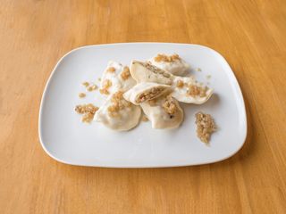 Pierogi ruskie z boczkiem