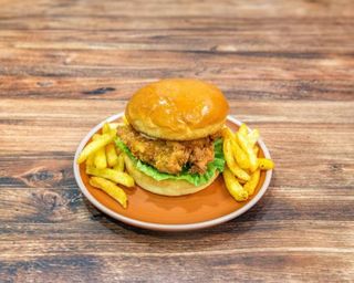 Crispy Fried Chicken Burger