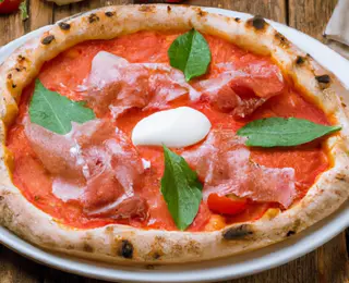 Pizza prosciutto 