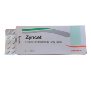 Zyncet 10mg Tabs