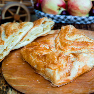 Khachapuri in puff pastry