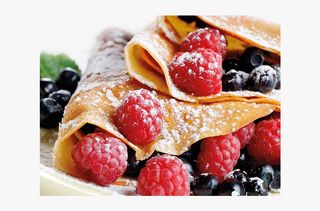 Crêpes à La Compote De Fruits 