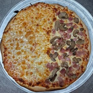 Pizza de 40cm ,2 mitades a tu gusto 