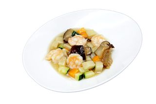 40-Gamberi con verdure fantasia