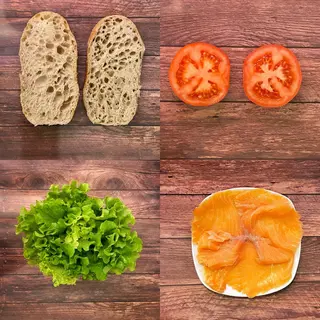 Bocadillo Salmón