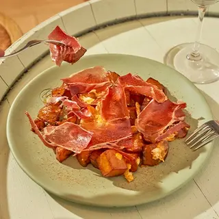 Huevos Rotos Con Jamón 