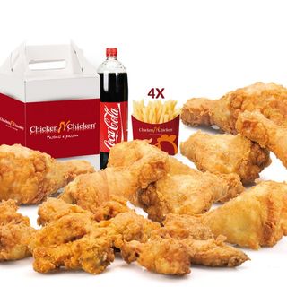 Menù Family 6 Pezzi di Pollo e 10 Alette Piccanti
