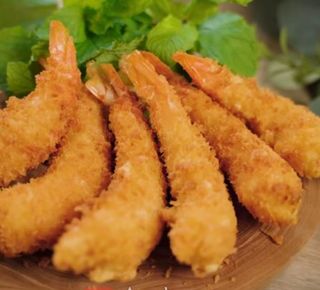 6.Krewetki chrupiące w cieście Panko