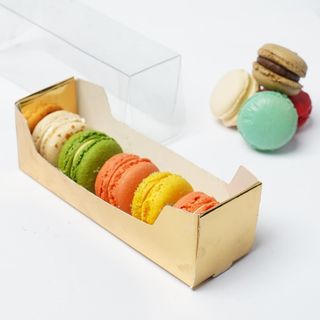 Boite macarons 5 pièces 