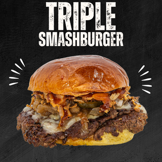 MENU TRIPLE SMASH BURGER