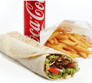 Menú durum + patatas + bebida