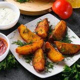 Картофель по-деревенски + соус в подарок 