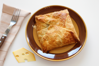 Pieczarka i ser w cieście franuskimc