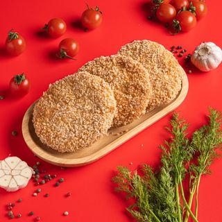 Котлети Бургерні З Курятини В Хрусткій Паніровці Упаковка (600г)