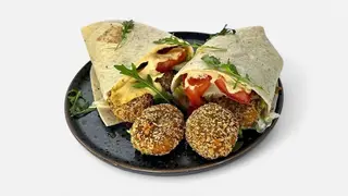Falafel tortilja
