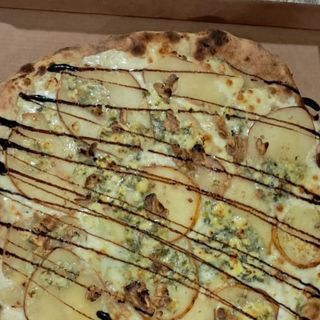 Pizza:Carpacho di pera.(mediana)