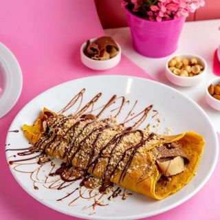 Crêpe de Chocolate Intenso (2ud) Chocolate y Nata Casera Delicioso