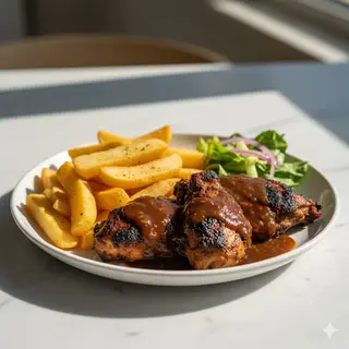 Jerk Chicken & Chips