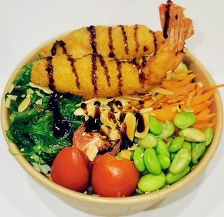 p8. tempura gamberi poke'