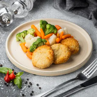 Котлетки з індички з овочами