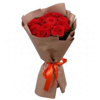Букет з 11 червоних троянд