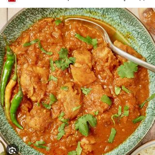 Lamb vindaloo hot