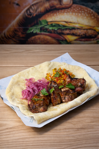 Шашлик зі свиного ошийка