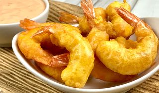 Gambas orly rebozado crujiente