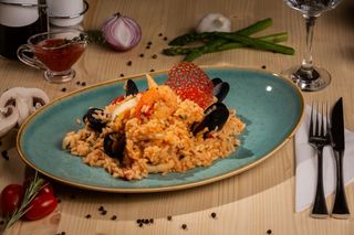 Risotto con frutti di mare