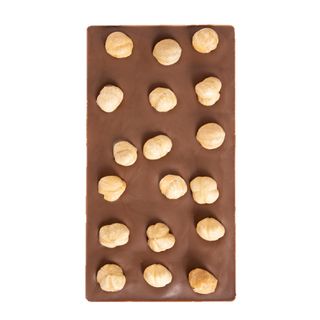 Tavoletta Cioccolato al latte con nocciole Piemonte IGP intere