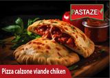 Pizza Calzone Chicken + Boisson au choix