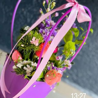 Panier de fleur mélange 