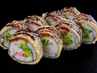 Рол "Темпура з крабом" (340g)