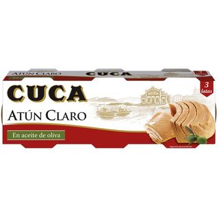 Atún Claro en Aceite de Oliva Cuca Pack 3 Uds. X 67 G.