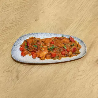 Tortelloni Relleno De Calabaza En Salsa De Verduras