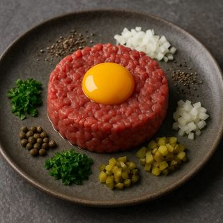 Tatarski specjał z wołowiny