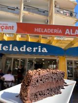 Porción de tarta  Muerte Por Chocolate 