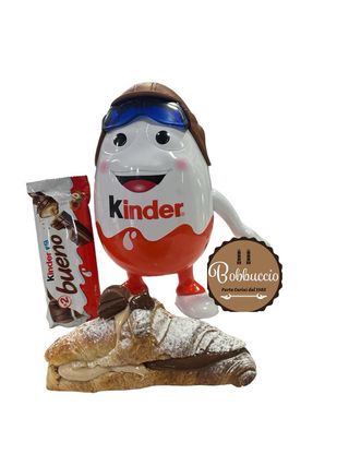 Cornetto Kinder Bueno scuro con Nutella Ferrero, Nutella alla nocciola