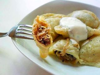 Вареники з капустою і білими грибами (0,3kg)