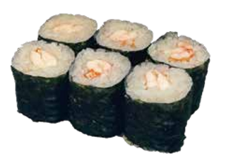 64. Ebi maki - 9 pezzi