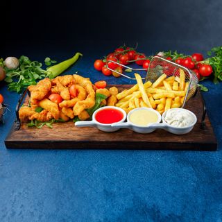 Pileći stapići i pomfrit 350g