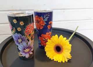 Cana Termos cu Flori