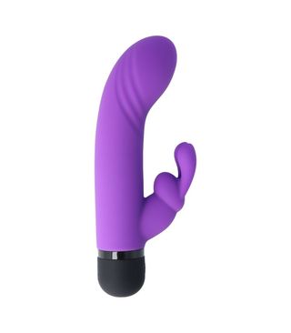 Mini Vibrador Con Conejito Silicona Recargable