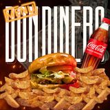 Don dinero $treet burger + Refresco + Patatas