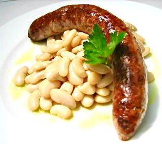 Butifarra con judias