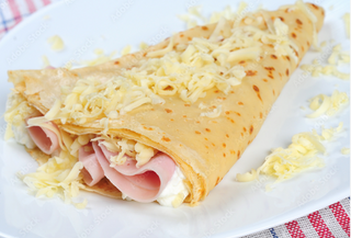 Катма -  пуешка шунка с топено сирене и кашкавал - малка